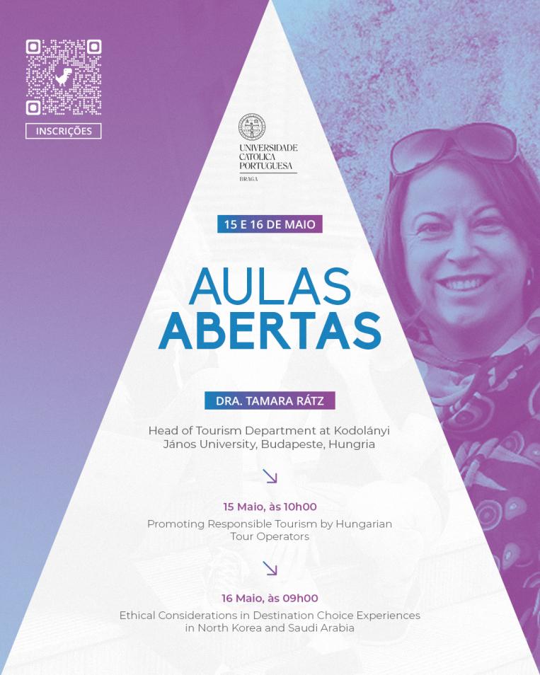 Aulas Abertas com Dra. Tamara Rátz