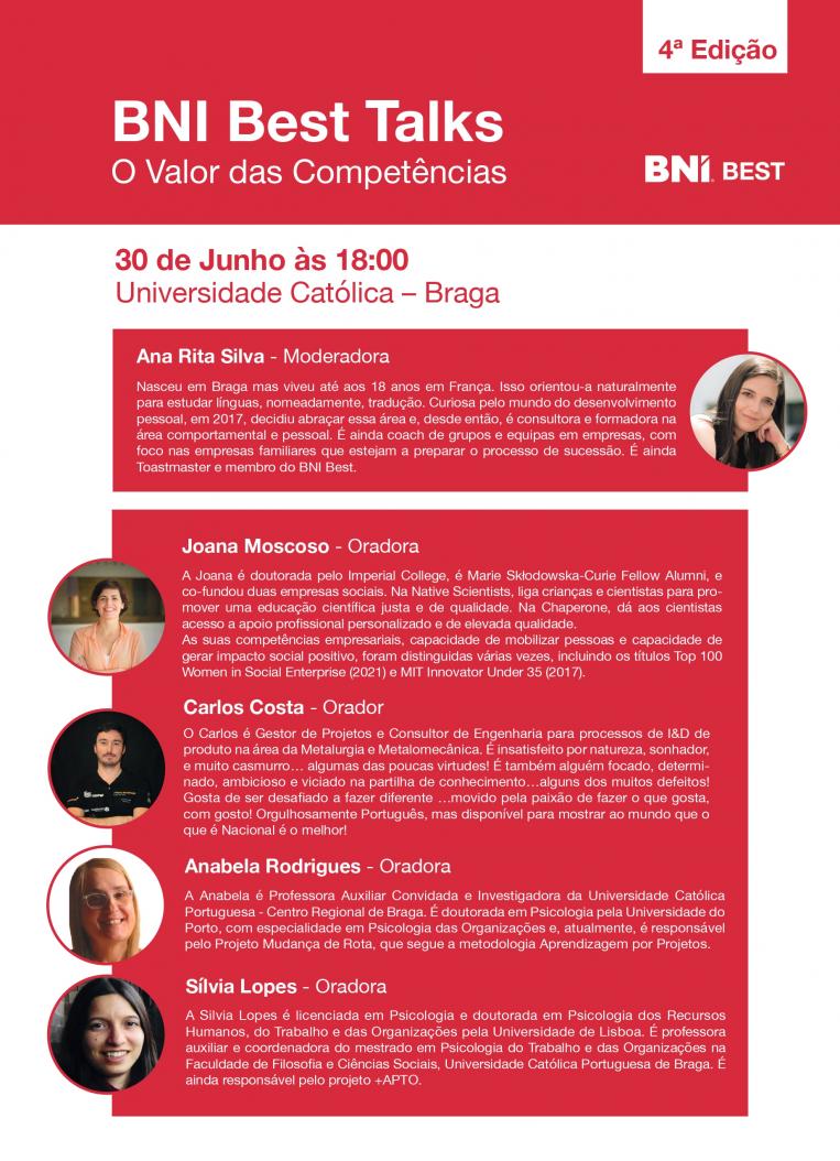 Best Talk - Valor das Competências Programa