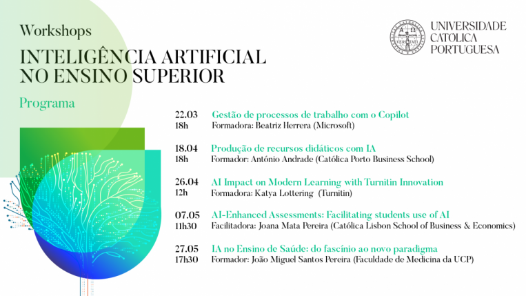 Workshops sobre Inteligência Artificial no Ensino Superior