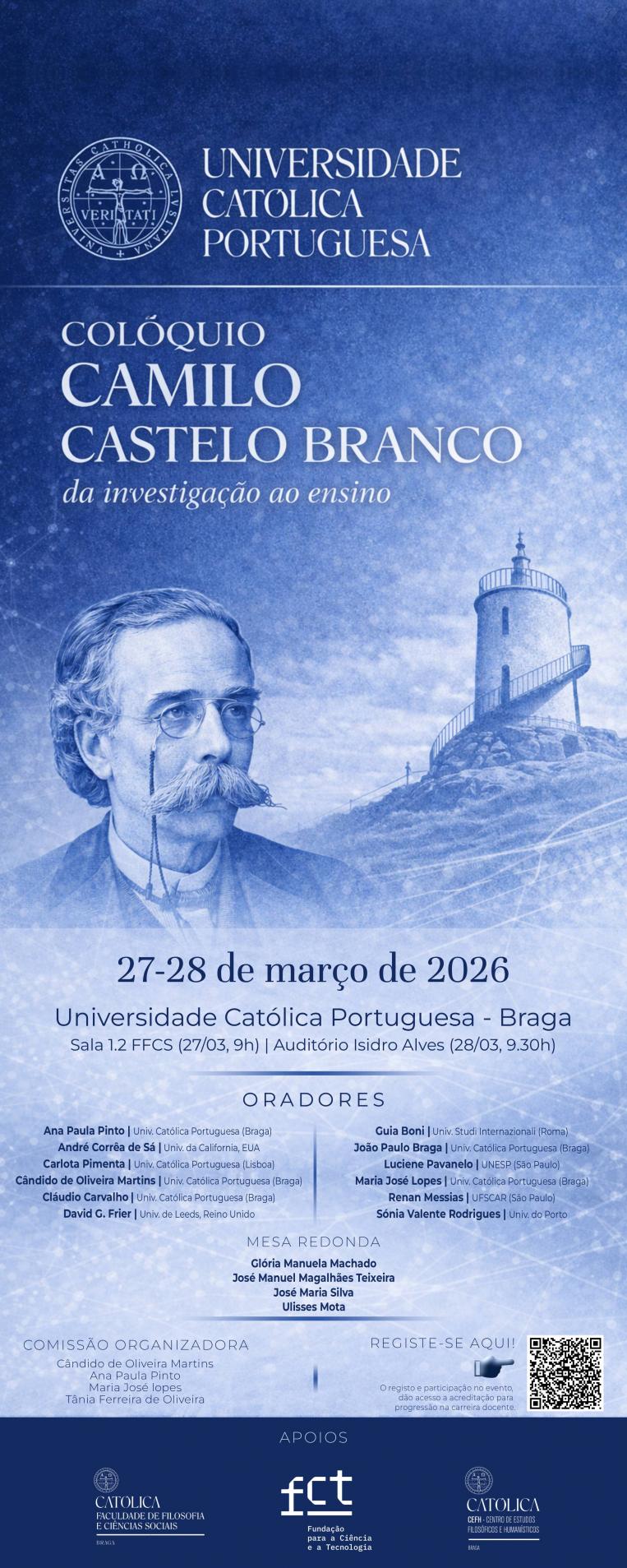 COLÓQUIO CAMILO CASTELO BRANCO, da investigação ao ensino