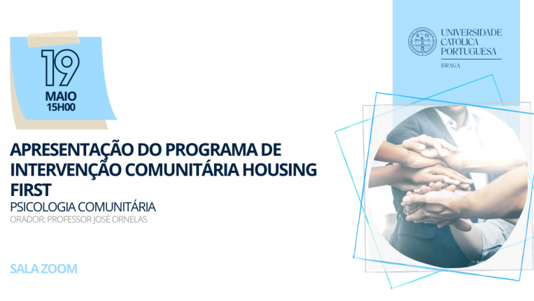 Apresentação do programa de intervenção comunitária Housing First