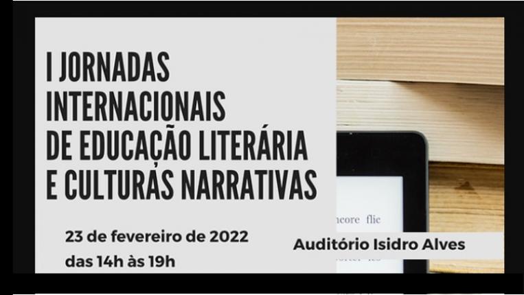 CEFH - I JORNADAS INTERNACIONAIS de Educação Literária e Culturas Narrativas - Banner-Teaser